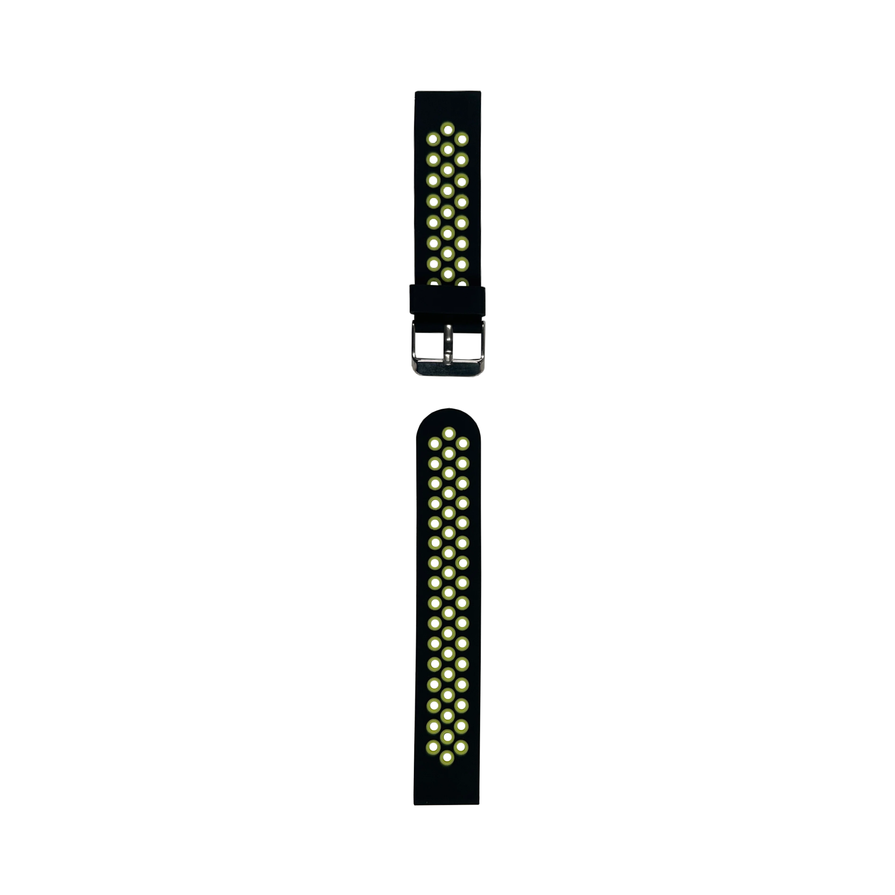 strapviz-flatlay:black-highlighter-green