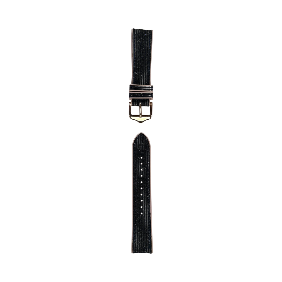strapviz-flatlay:black-gold-blue