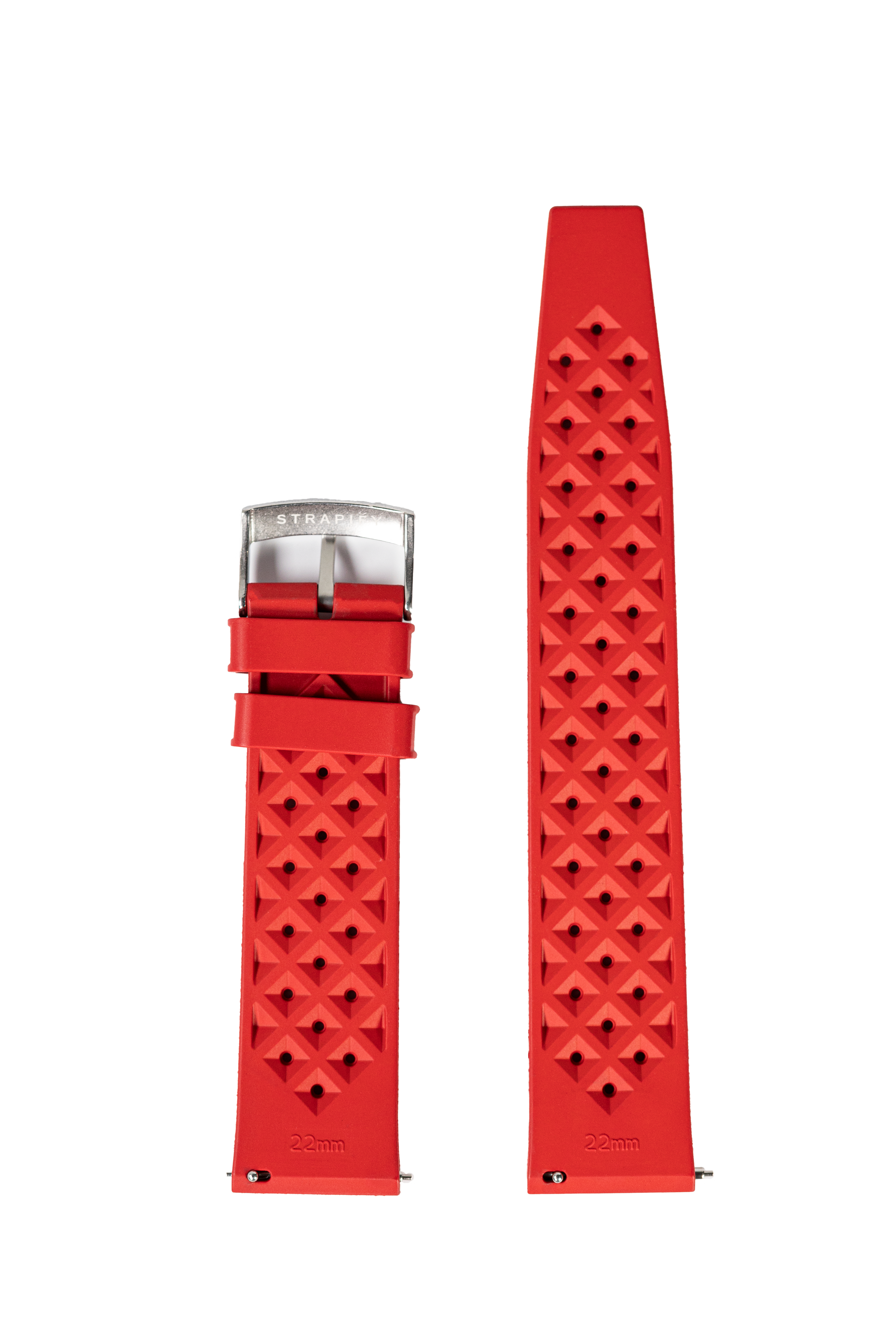 [Fitbit Versa 3 & 4/Sense 1 & 2] King Tropic FKM Rubber - Red