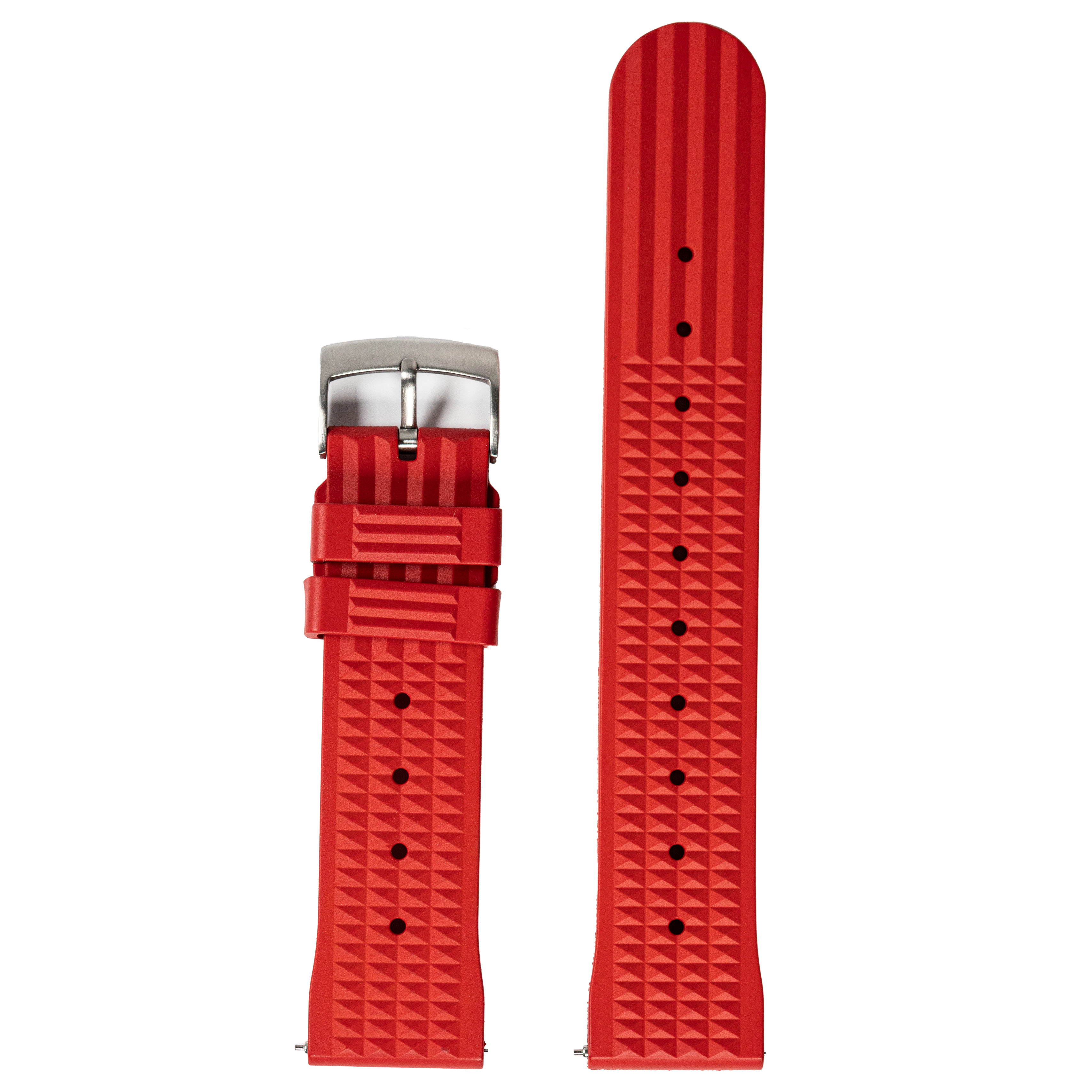 [Quick Release] King Waffle FKM Rubber - Red