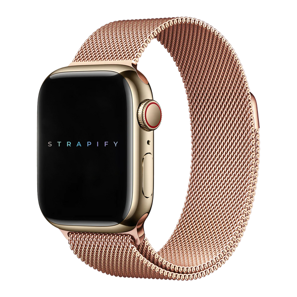 Watch Series Milanese Rose Gold Apple Watch Band Milanese Apple