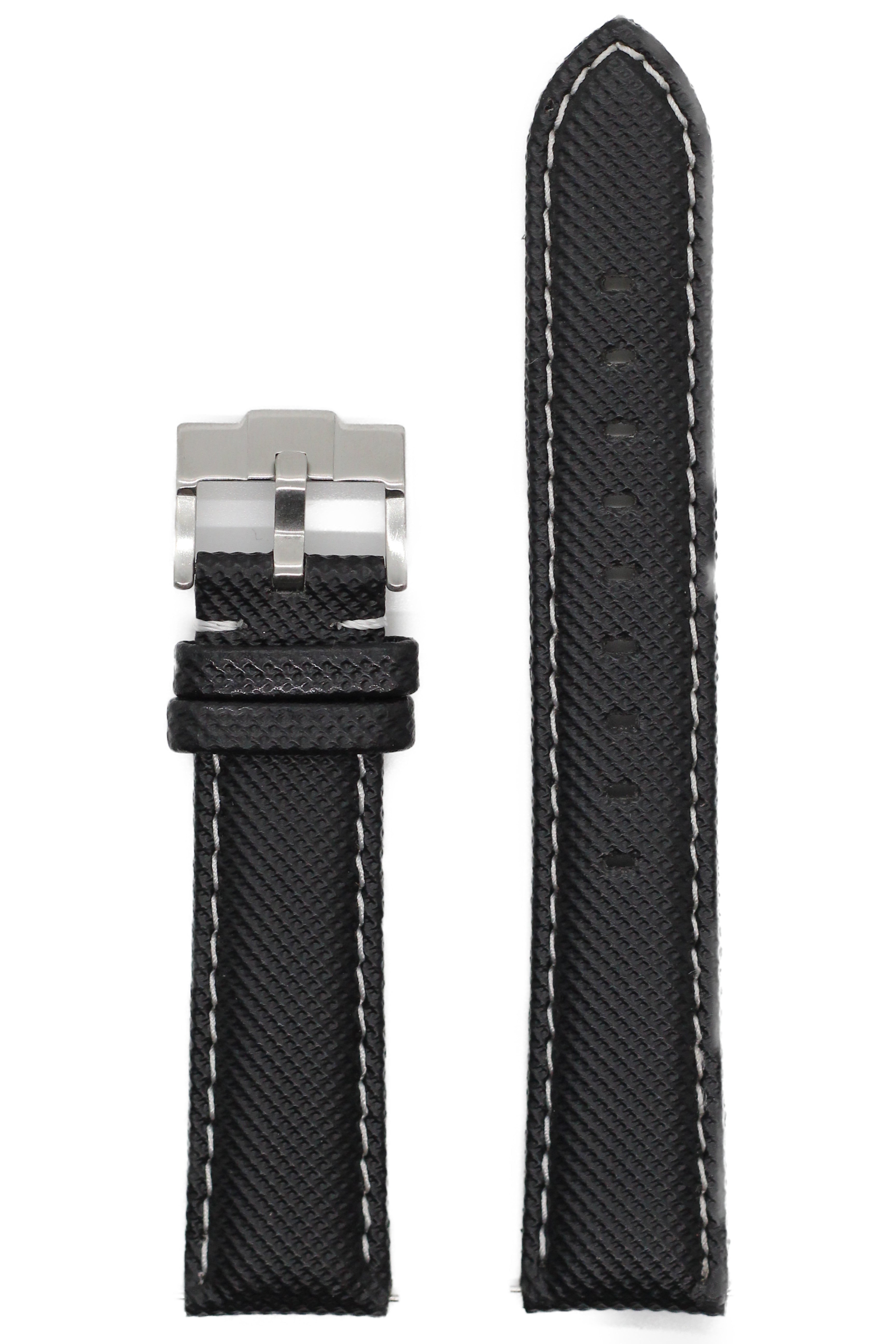 [QuickFit] Sailcloth - Black | White Stitching