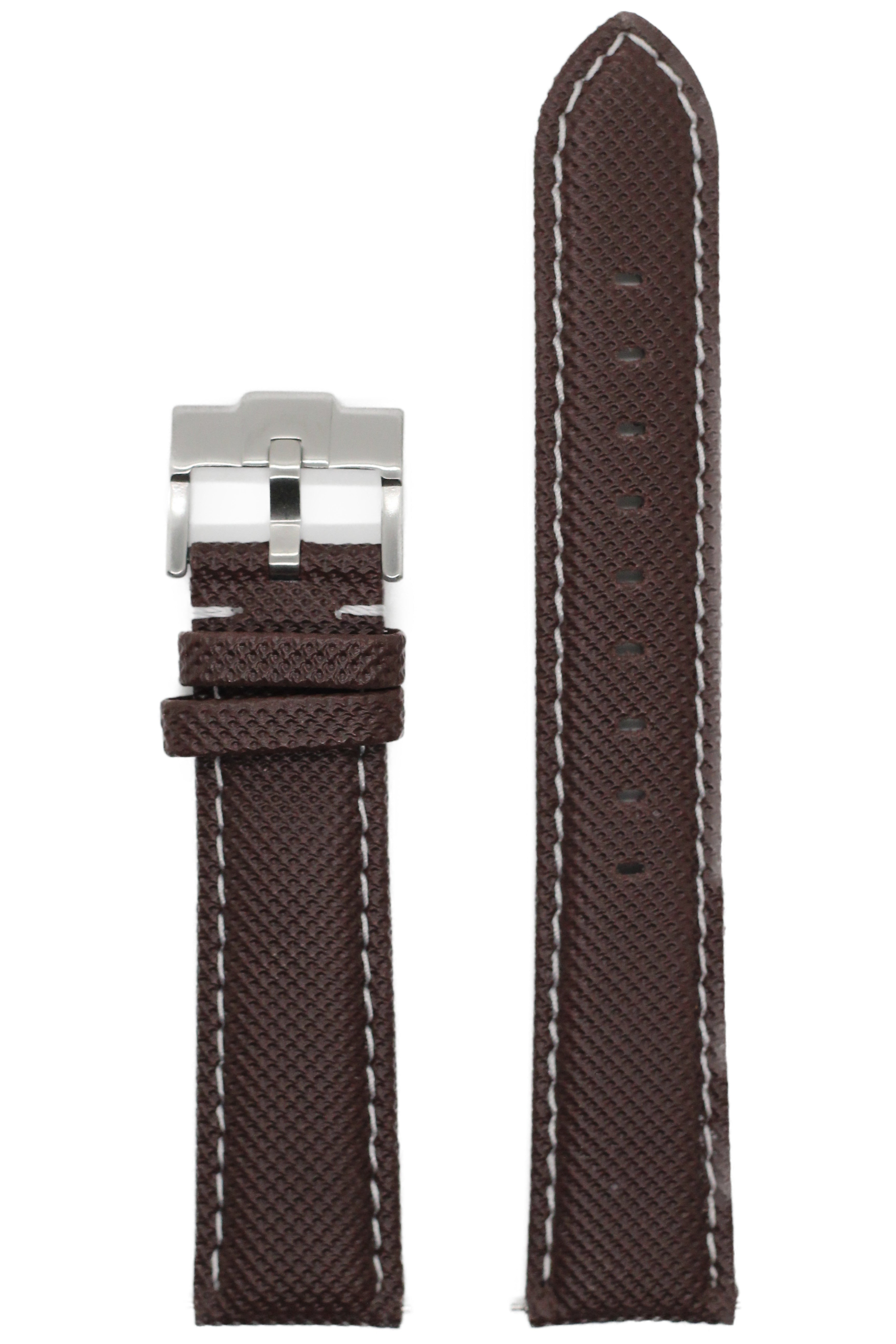 [QuickFit] Sailcloth - Coffee Brown | White Stitching
