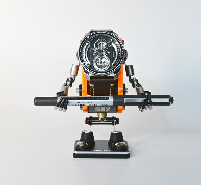 [RoboToys] Watch Stand - Minibot - Neon Orange