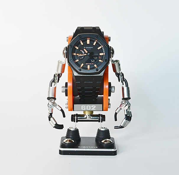 [RoboToys] Watch Stand - Minibot - Orange