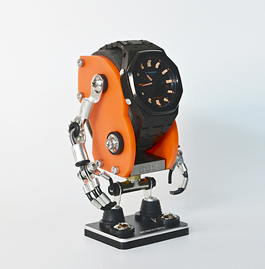 [RoboToys] Watch Stand - Minibot - Orange