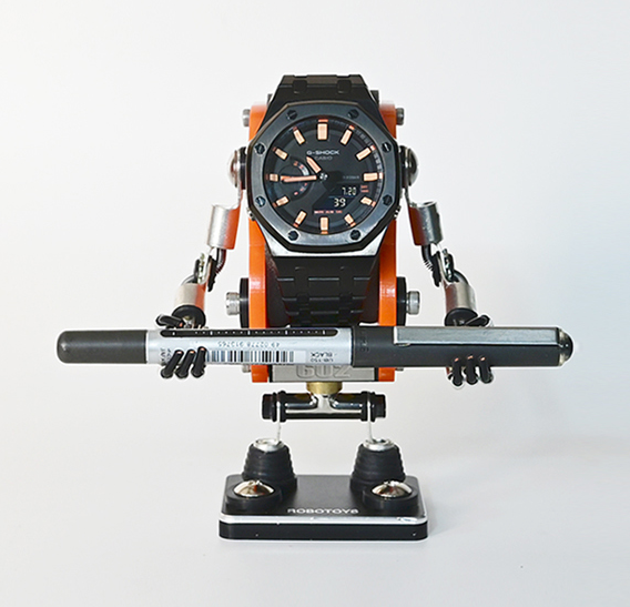 [RoboToys] Watch Stand - Minibot - Orange