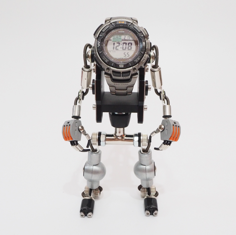 [RoboToys] Watch Stand - RoboMech - Silver