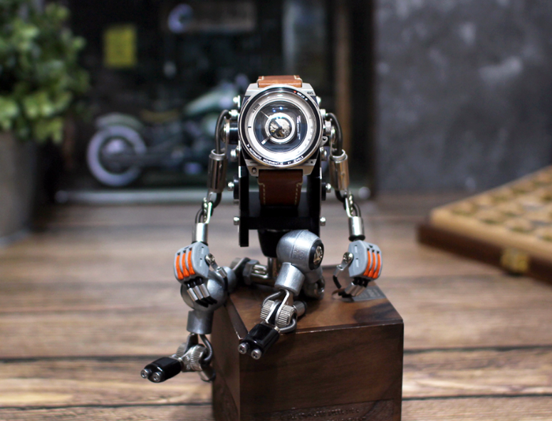 [RoboToys] Watch Stand - RoboMech - Silver