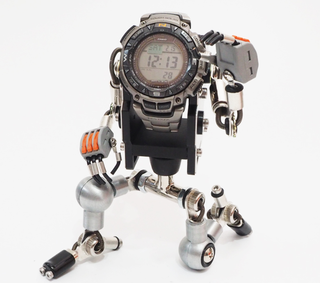 [RoboToys] Watch Stand - RoboMech - Silver