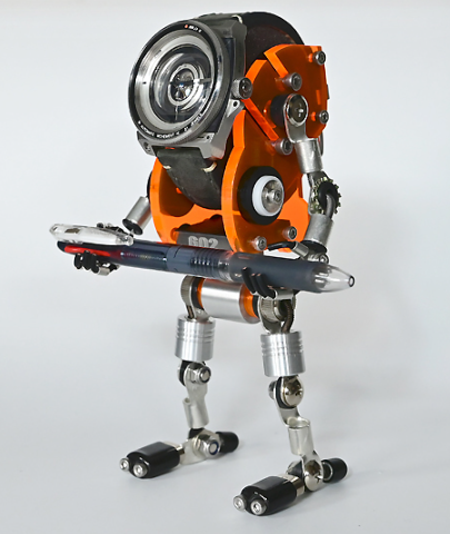 [RoboToys] Watch Stand - RoboMech - Neon Orange