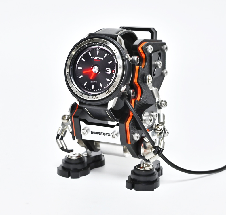 [RoboToys] Watch Stand - NanoBot - Saffiano Black