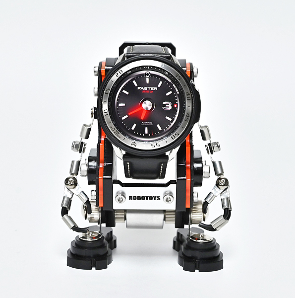 [RoboToys] Watch Stand - NanoBot - Saffiano Black