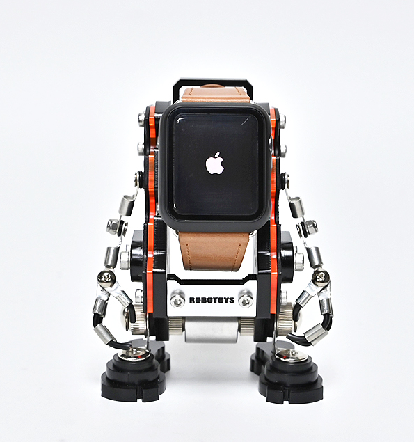 [RoboToys] Watch Stand - NanoBot - Saffiano Black