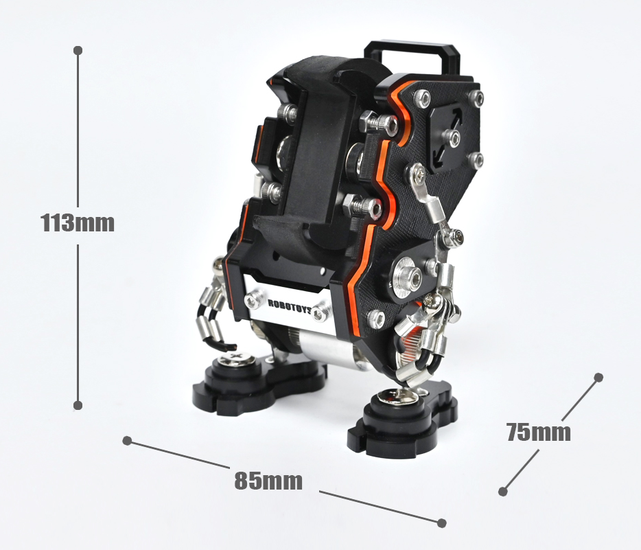 [RoboToys] Watch Stand - NanoBot - Saffiano Black