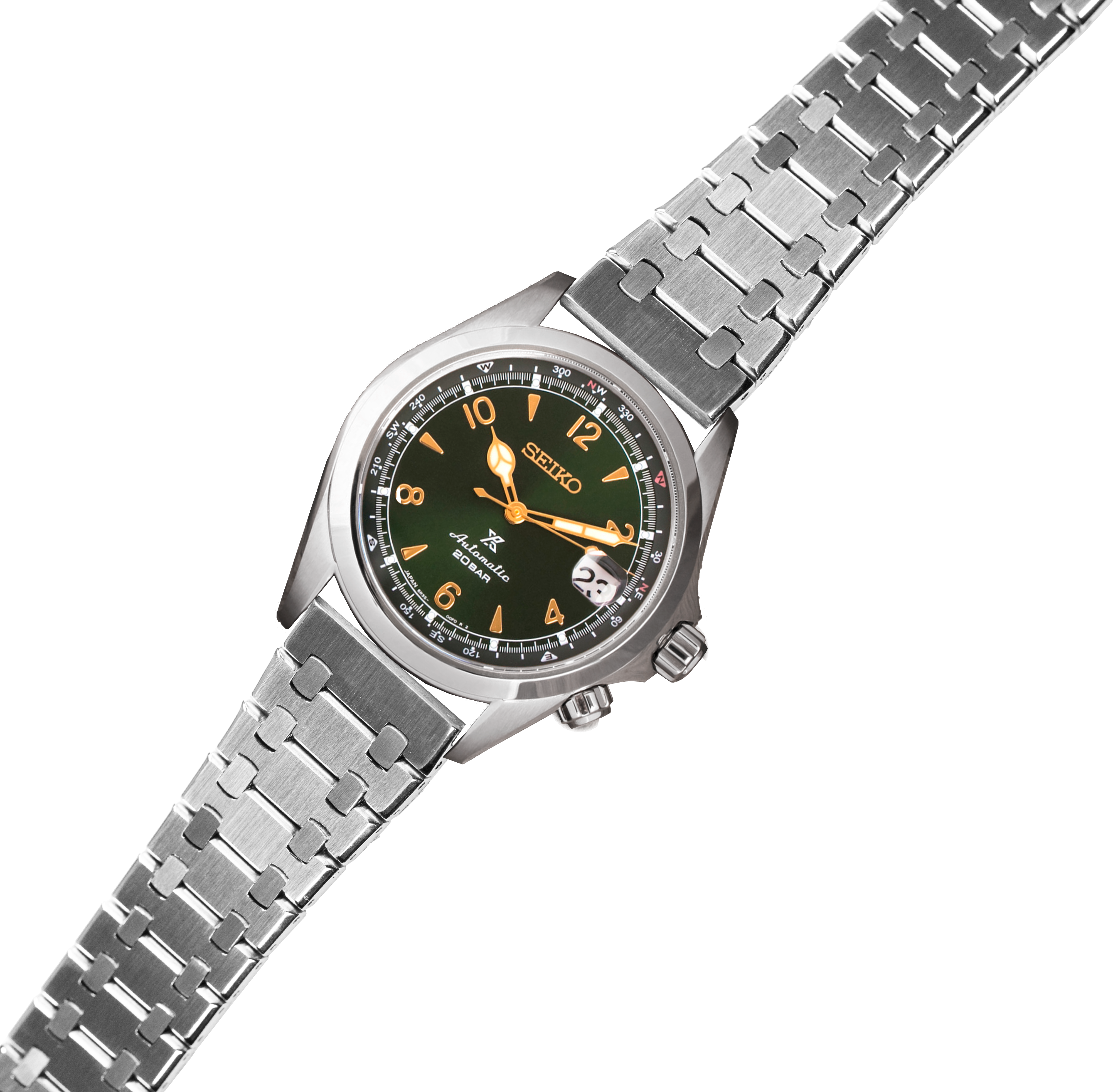 [G-Shock 16mm to 22mm] Medallion Bracelet - Silver
