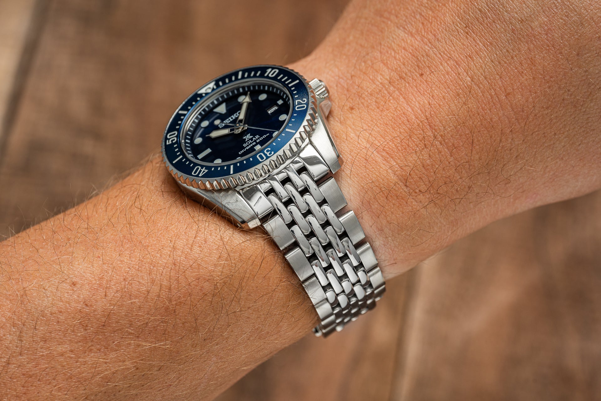 Uncle] Beads of Rice Bracelet (Seiko SNE57x Solar)