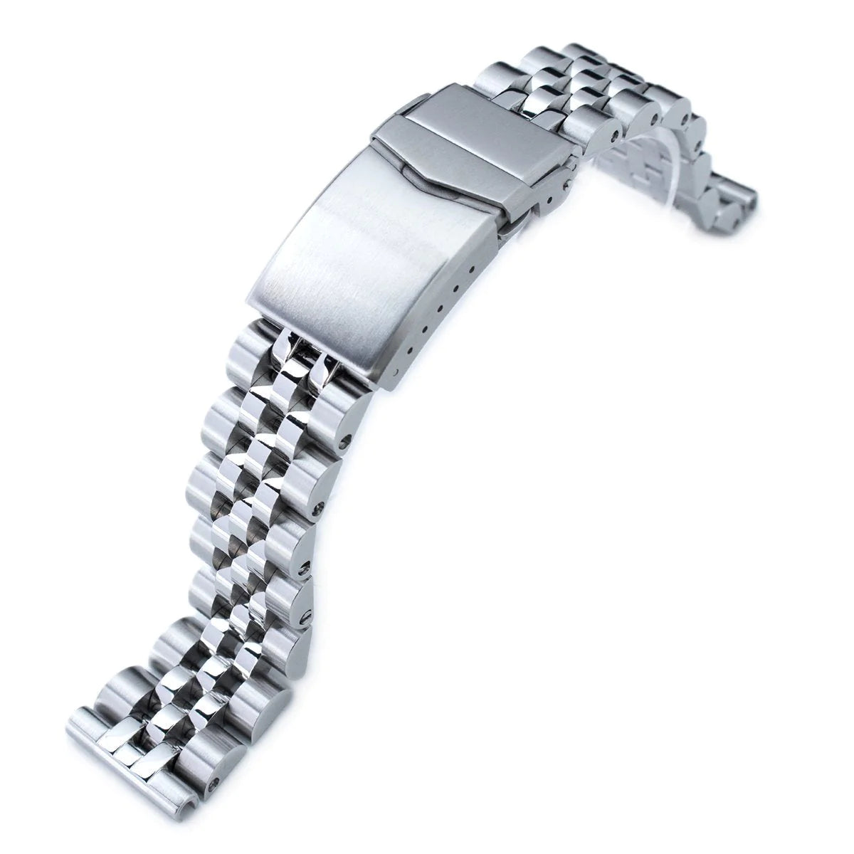 [STRAPCODE] Angus-J Louis Steel Bracelet with V-Clasp