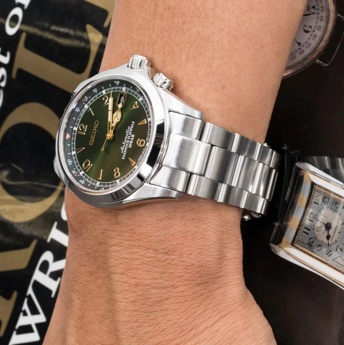 STRAPCODE Super O Boyer for Seiko Alpinist SARB017 Hamilton Khaki