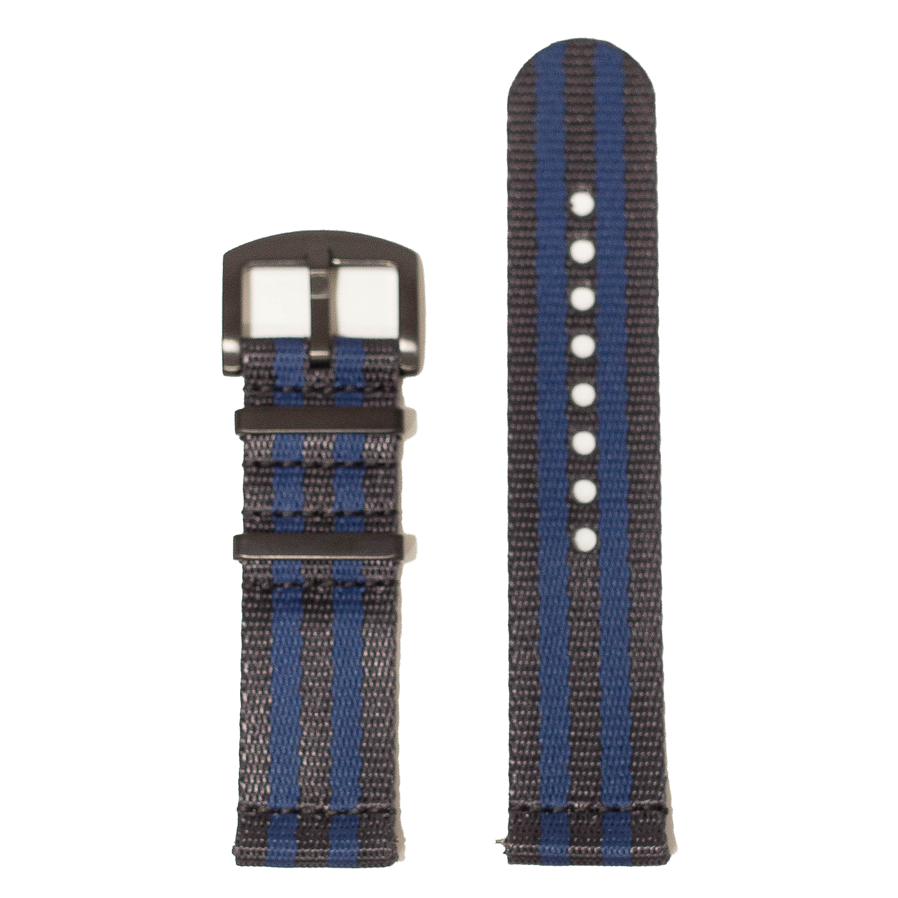 [Fitbit Versa 3 & 4/Sense 1 & 2] Supreme Militex - Dark Blue/Navy Blue [Black Hardware]