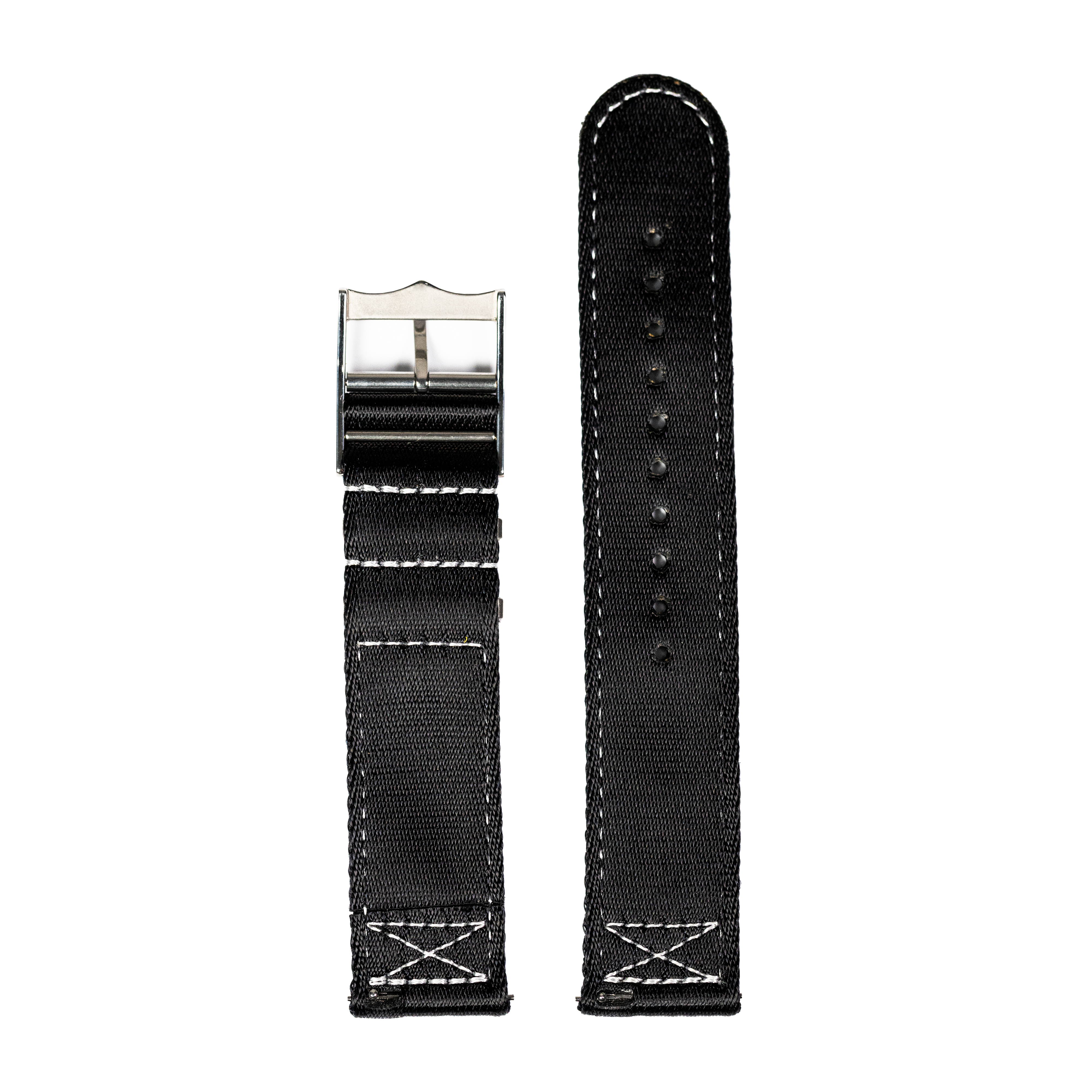 [Tissot Prx 40] Ultra Militex - Black / White Stitching