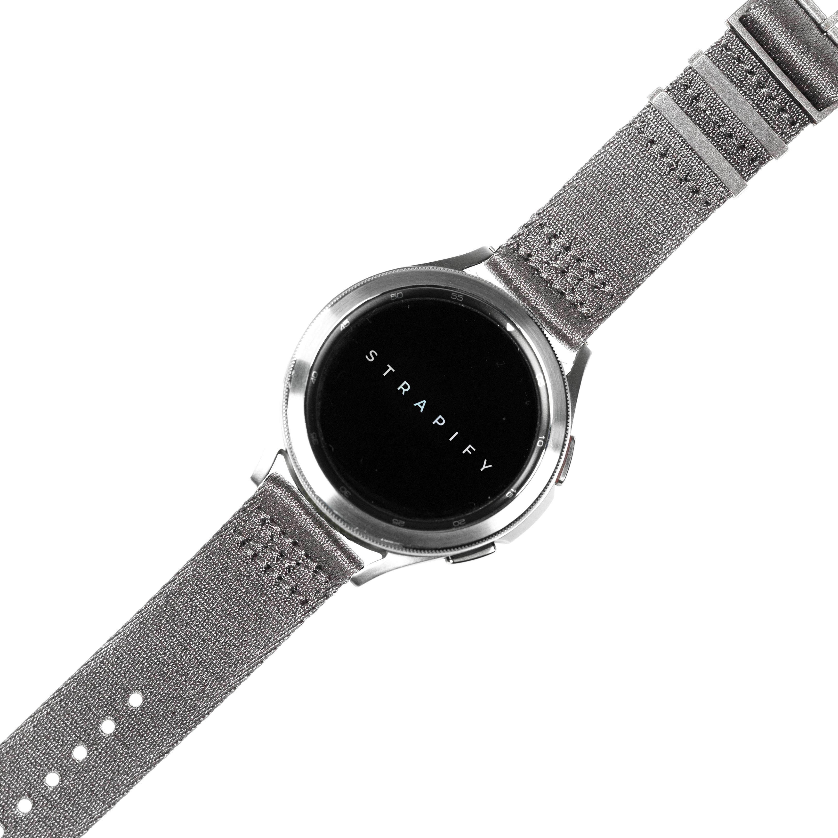 Strapify Ultra Militex with grey fabric band and quick release mechanism