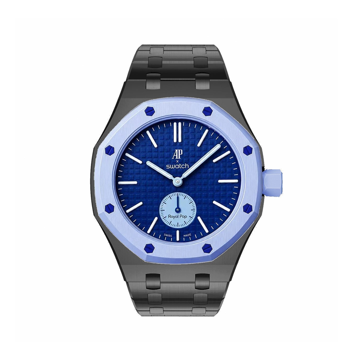 [AP x Swatch Royal Pop] Stainless Steel Case & Bracelet - Black