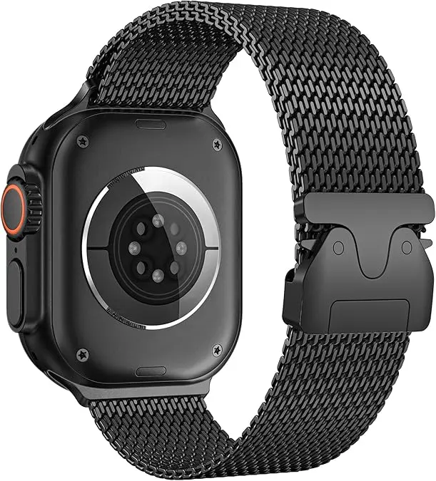 [Apple Watch] Titanium Milanese - Black