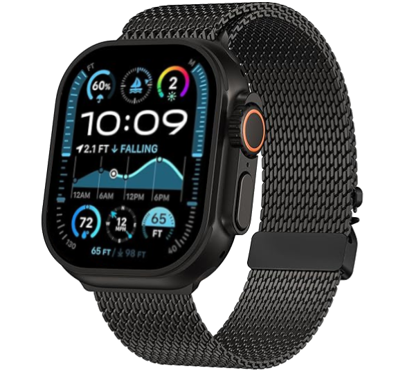 [Apple Watch] Titanium Milanese - Black