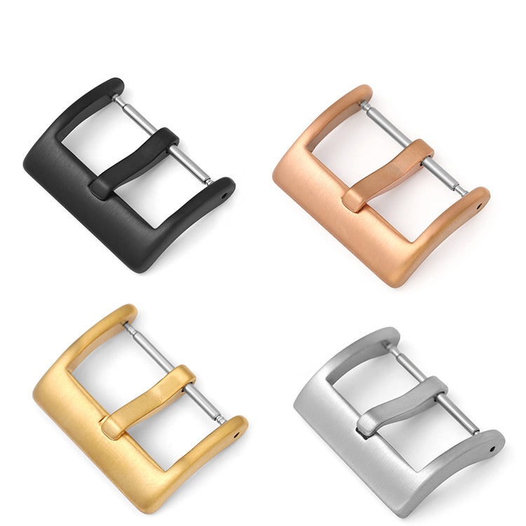 Tang Buckles - Square - Brushed