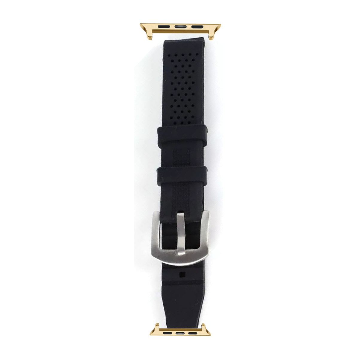 Black Military V2 Gold with Connecters - Spring Bar Type for Apple Watch