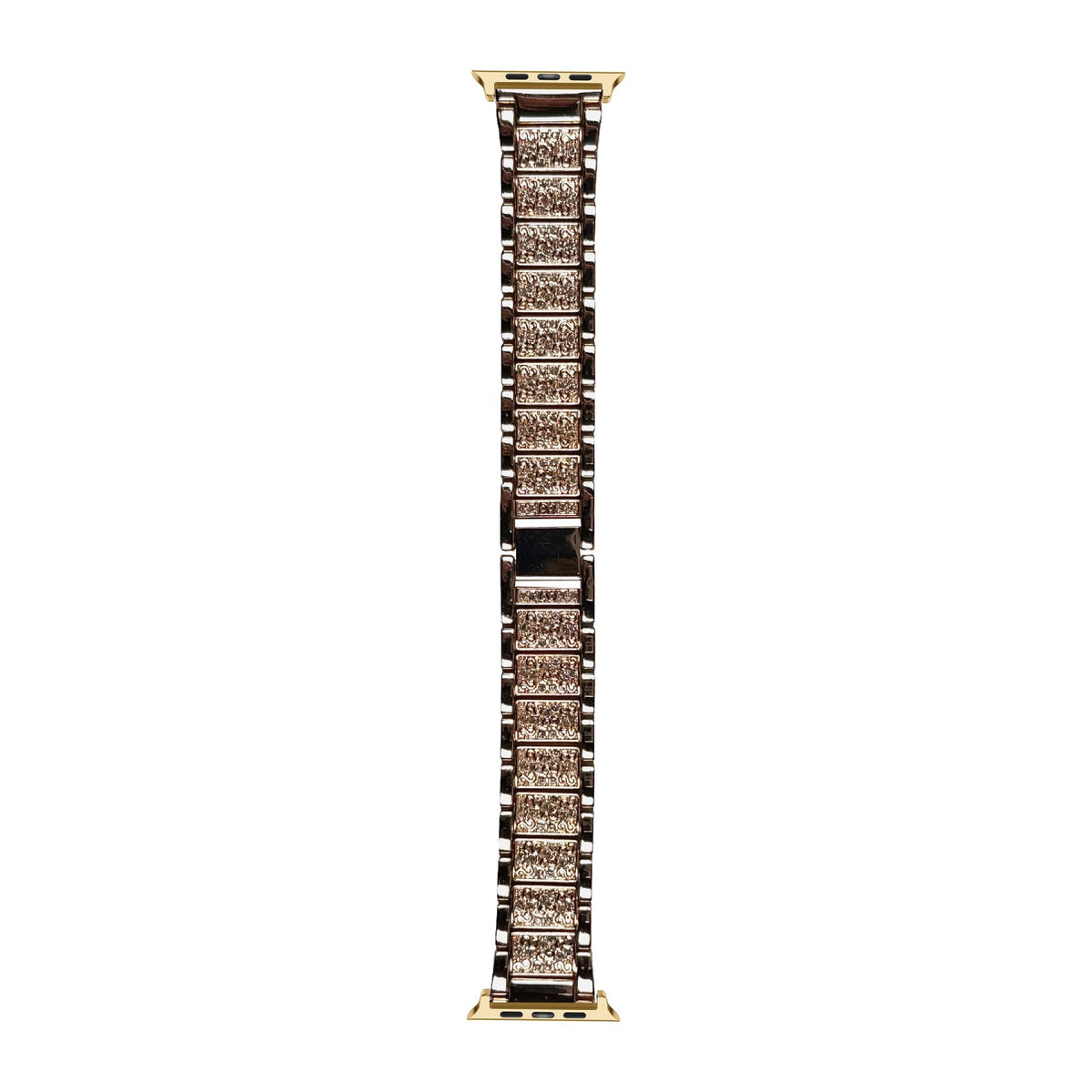 Zirconia Shimmer Bracelet Silver / Rose Gold Gold with Connecters - Spring Bar Type for Apple Watch