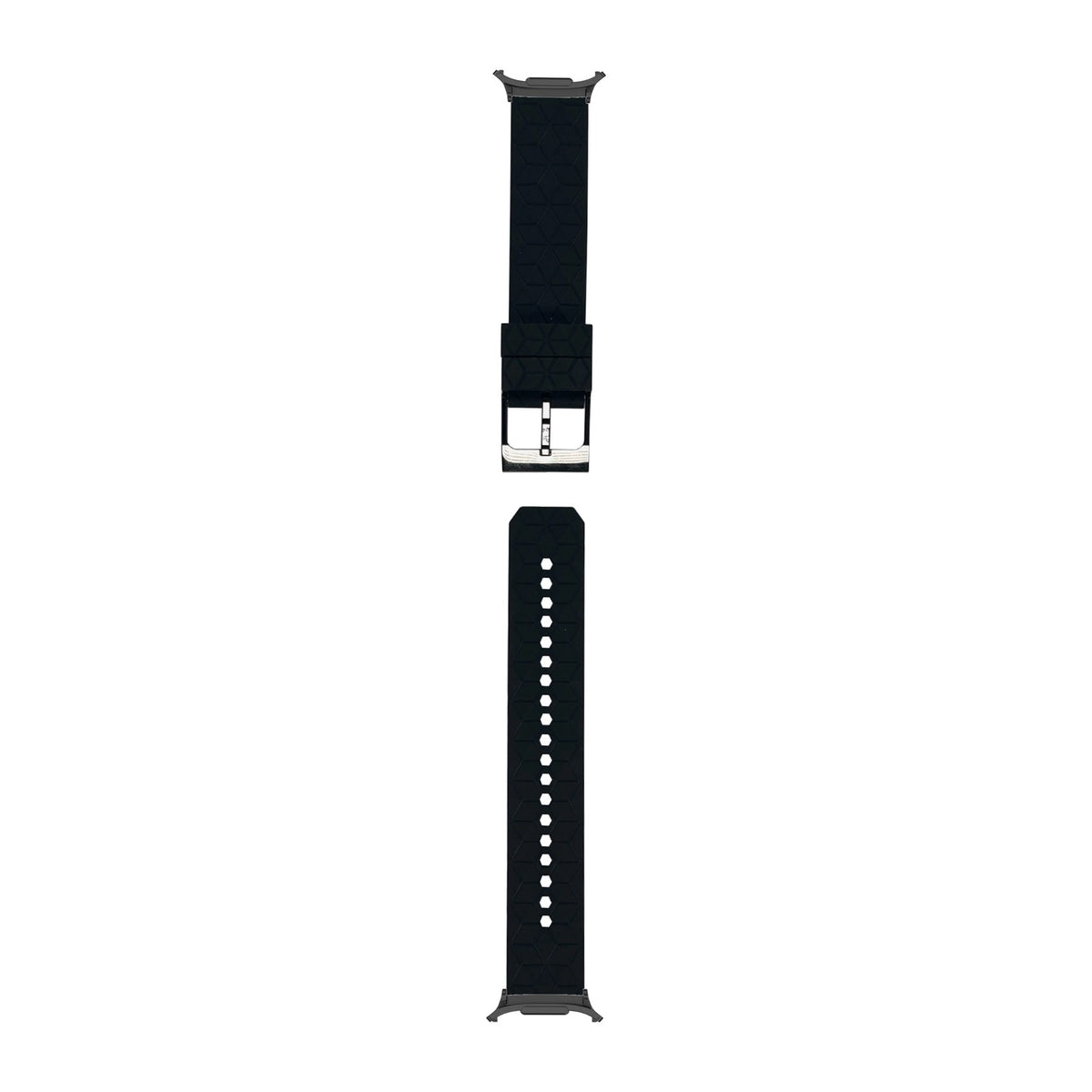 Prism Silicone [Black Hardware] Black Black with Strap Adapter for Galaxy Watch 8-9/Ultra