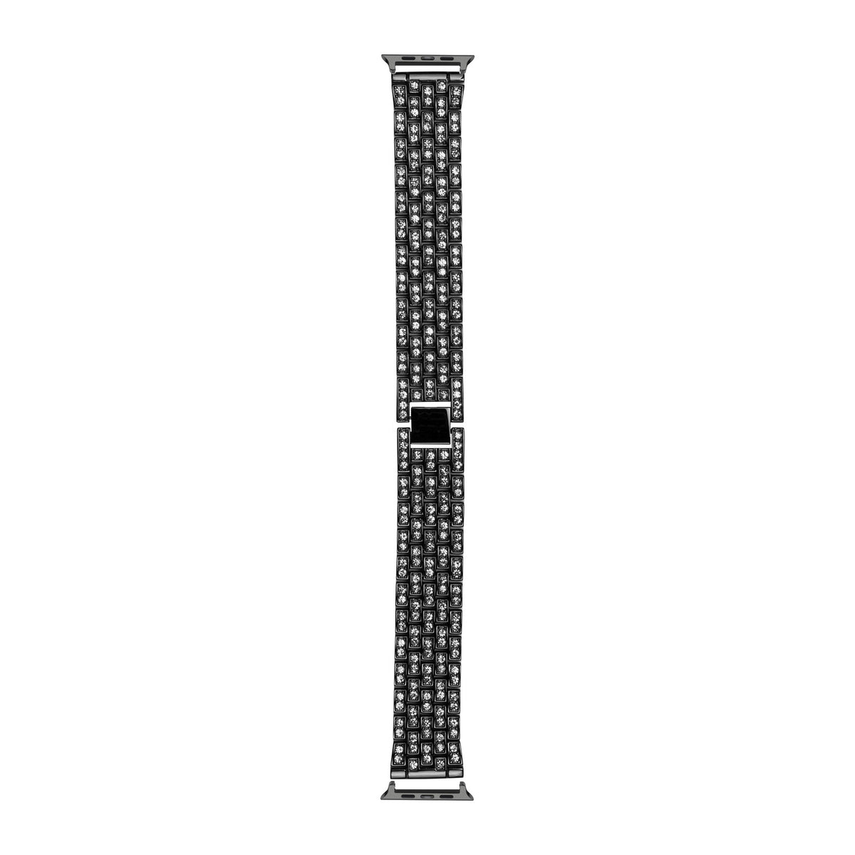Shimmer Bracelet Black Black with Connecters - Spring Bar Type for Apple Watch