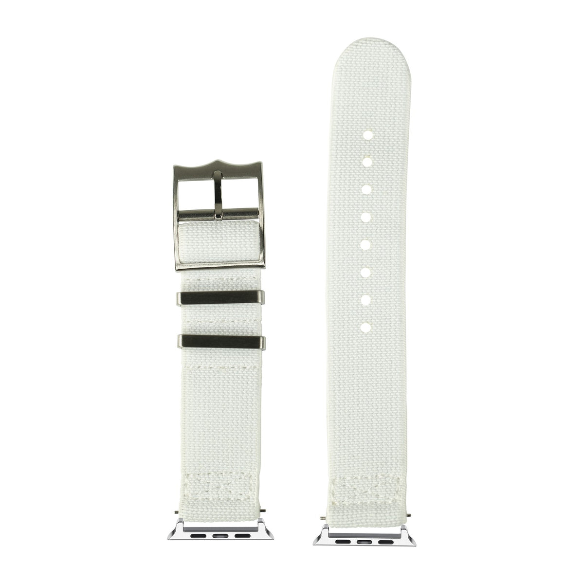 ElastoFlex - White Starlight with Connecters - Spring Bar Type for Apple Watch
