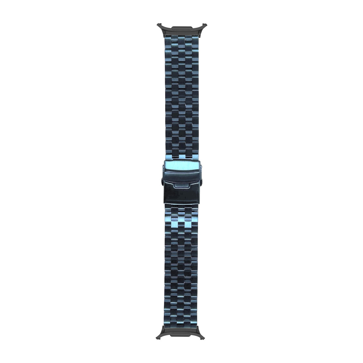 Engineer Bracelet - Folding Deployant Clasp - Blue Black with Strap Adapter for Galaxy Watch 8-9/Ultra