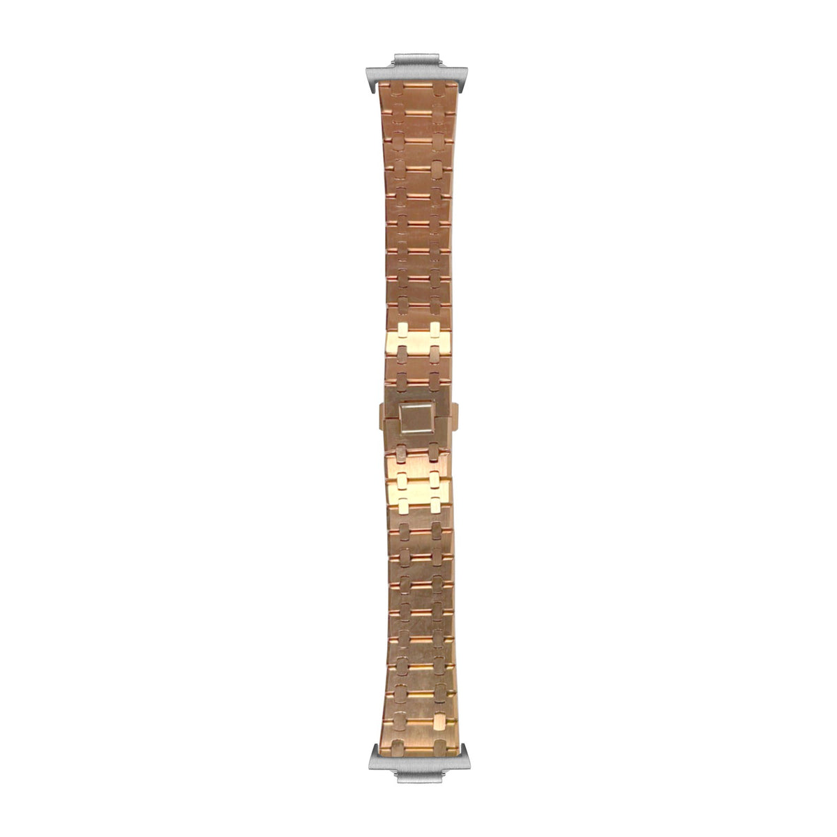 Medallion Bracelet - Rose Gold Silver with Strap Adapter for Tissot PRX 40