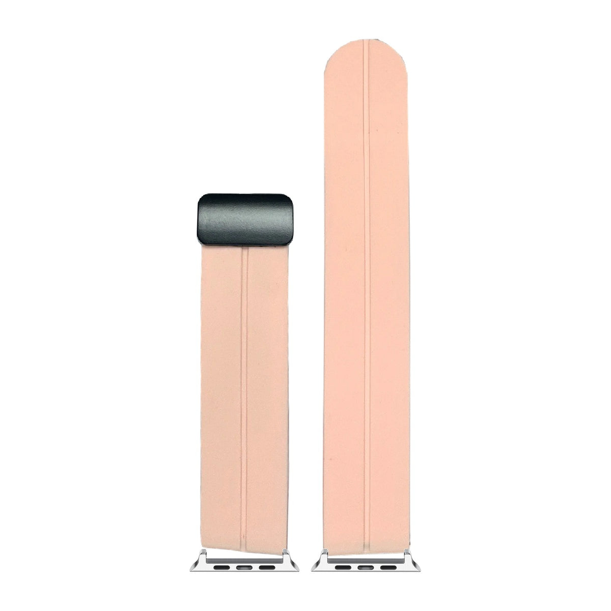 Silicone Pink Starlight with Magnetic Clasp with Connecters - Spring Bar Type for Apple Watch