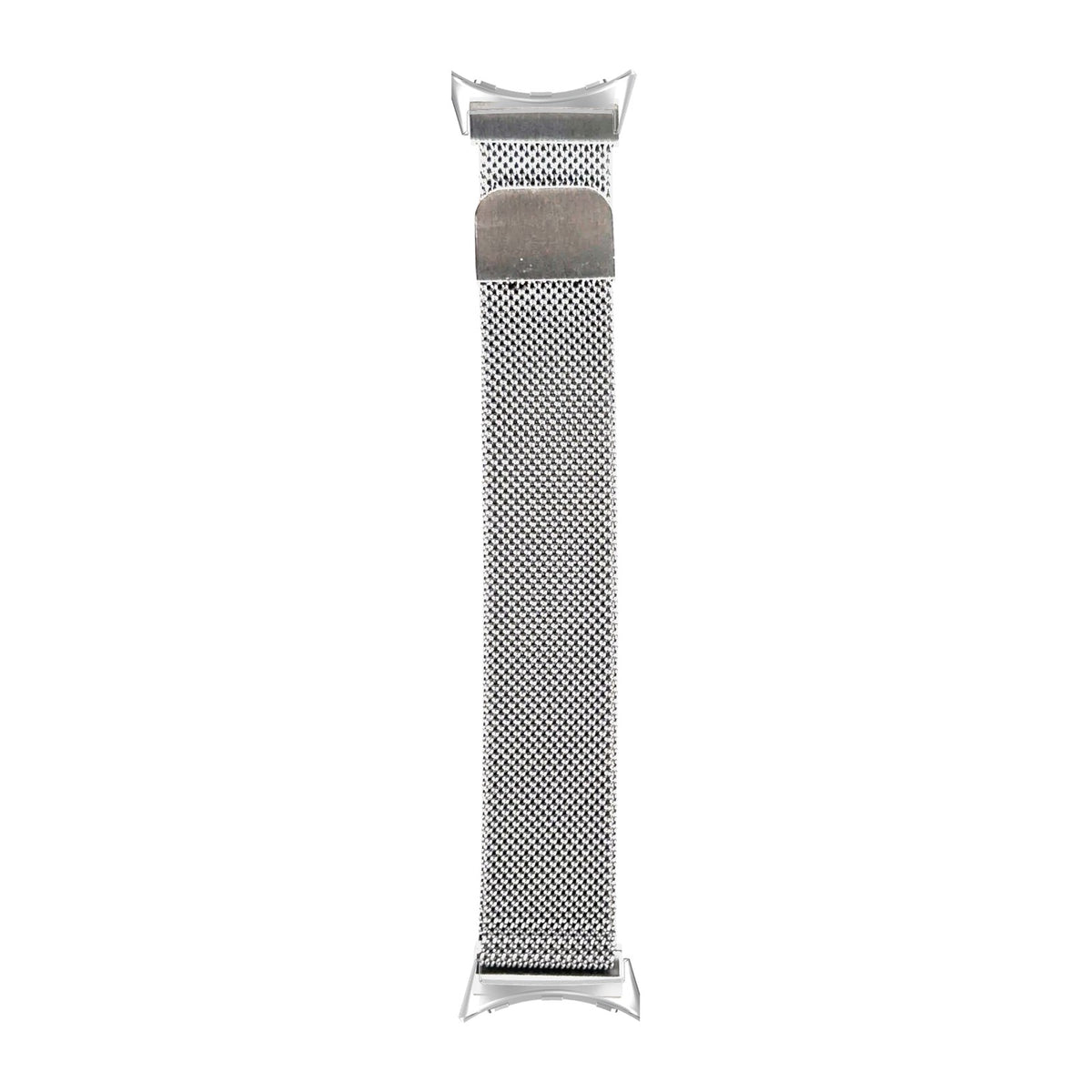Milanese - Silver Extra Small/Small (13cm and above) Silver with Google Pixel Spring Bar Adapters - Wear Any 20mm Strap! for Pixel Watch 3-5 45mm