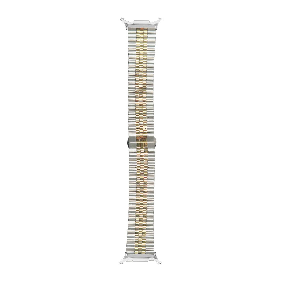 Jubilee Bracelet - Silver/Gold Silver with Strap Adapter for Galaxy Watch 8-9/Ultra