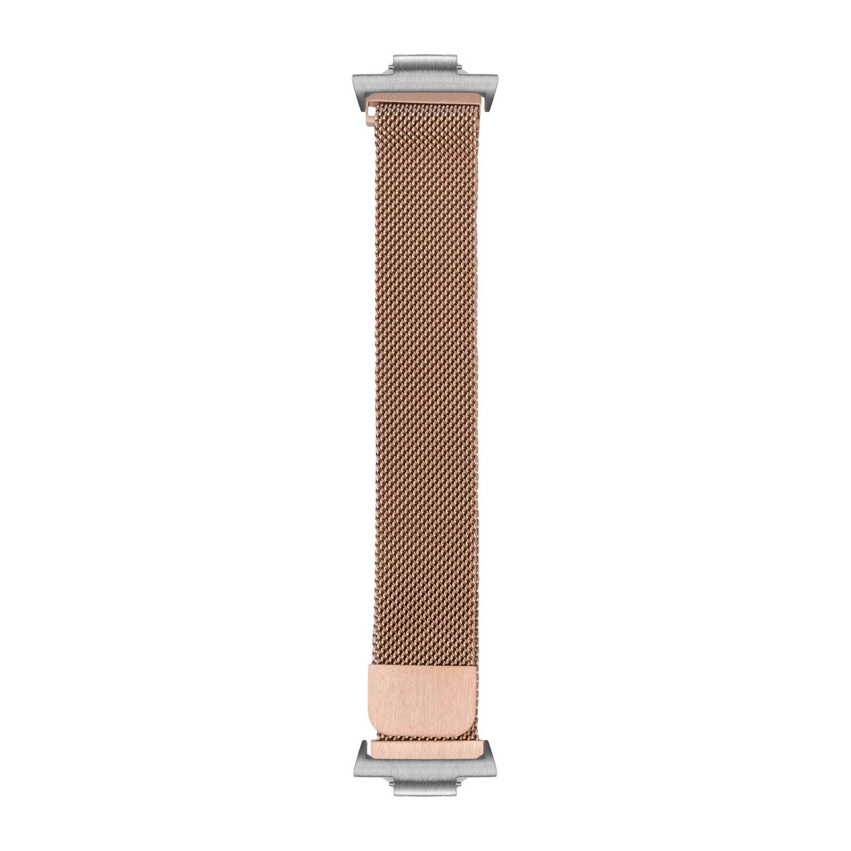 Milanese - Rose Gold Silver with Strap Adapter for Tissot PRX 40