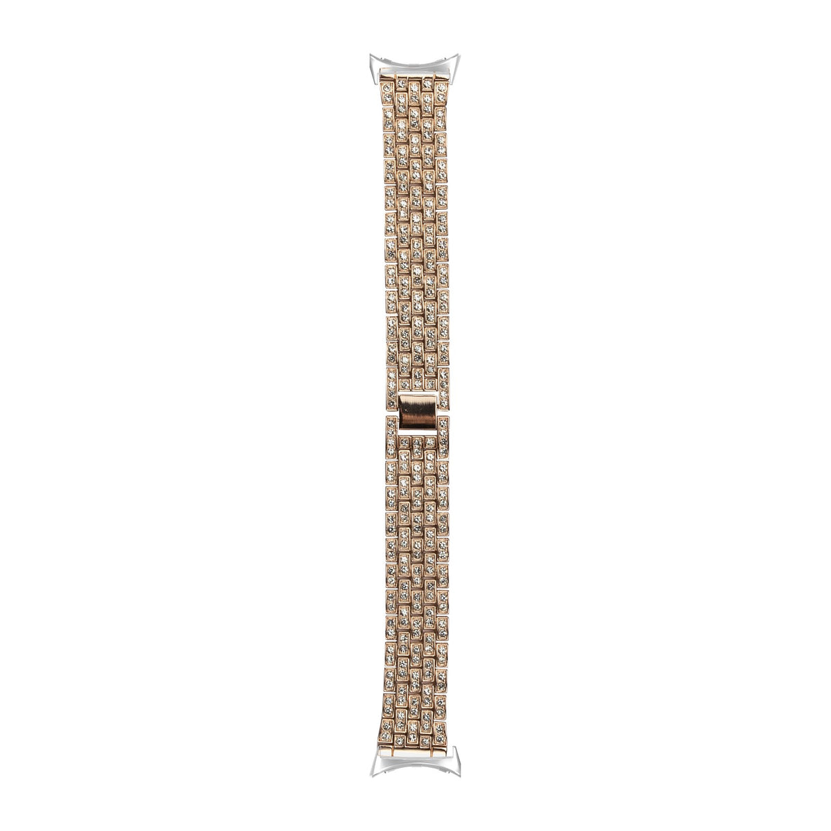 Shimmer Bracelet Rose Gold Silver with Google Pixel Spring Bar Adapters - Wear Any 20mm Strap! for Pixel Watch 1-5 41mm