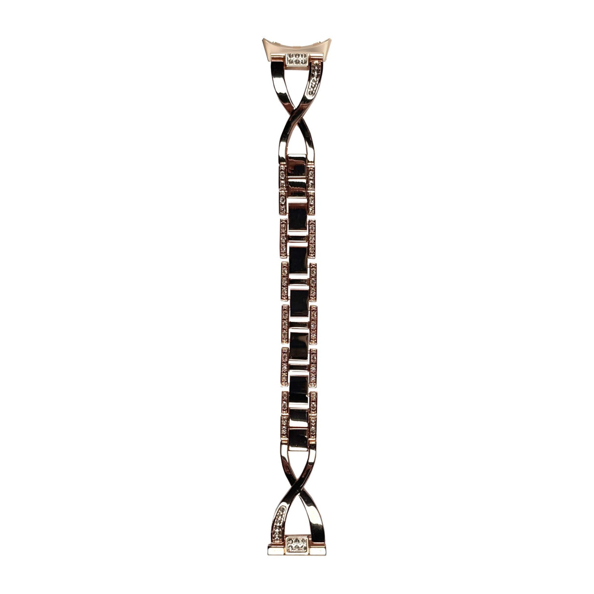 Helix Bracelet Rose Gold Rose Gold with Google Pixel Spring Bar Adapters - Wear Any 20mm Strap! for Pixel Watch 1-5 41mm