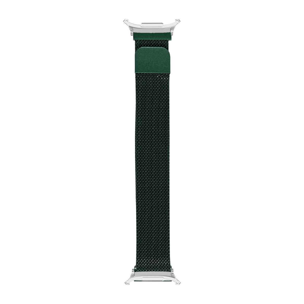 Milanese - Green Silver with Strap Adapter for Galaxy Watch 8-9/Ultra