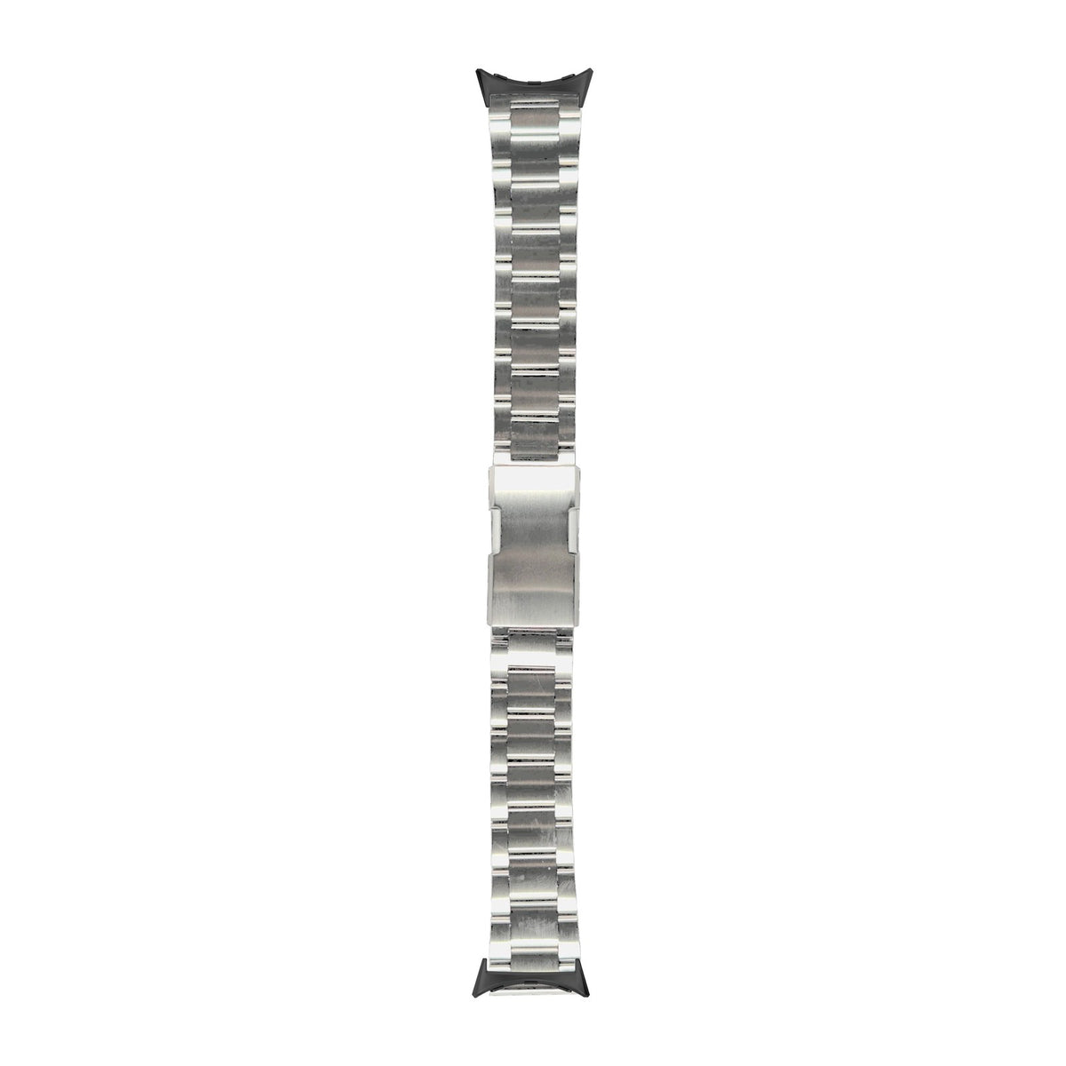 Super-O Boyer Bracelet Straight End, 316L Stainless Steel Brushed Black with Google Pixel Spring Bar Adapters - Wear Any 20mm Strap! for Pixel Watch 1-5 41mm