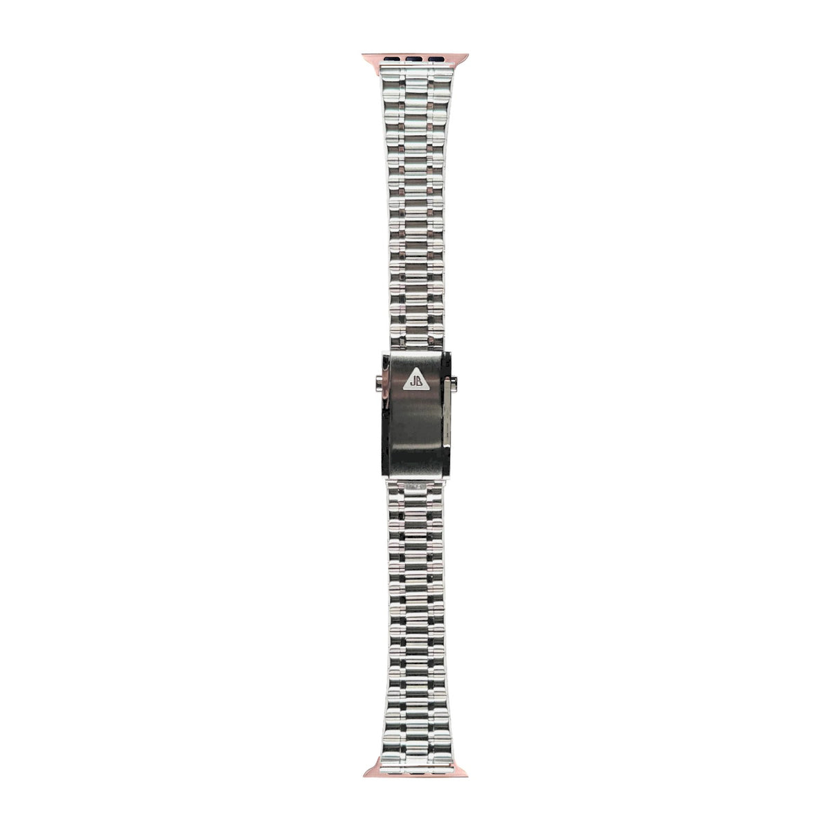 Bullet Bracelet Rose Gold with Straight Ends with Connecters - Spring Bar Type for Apple Watch
