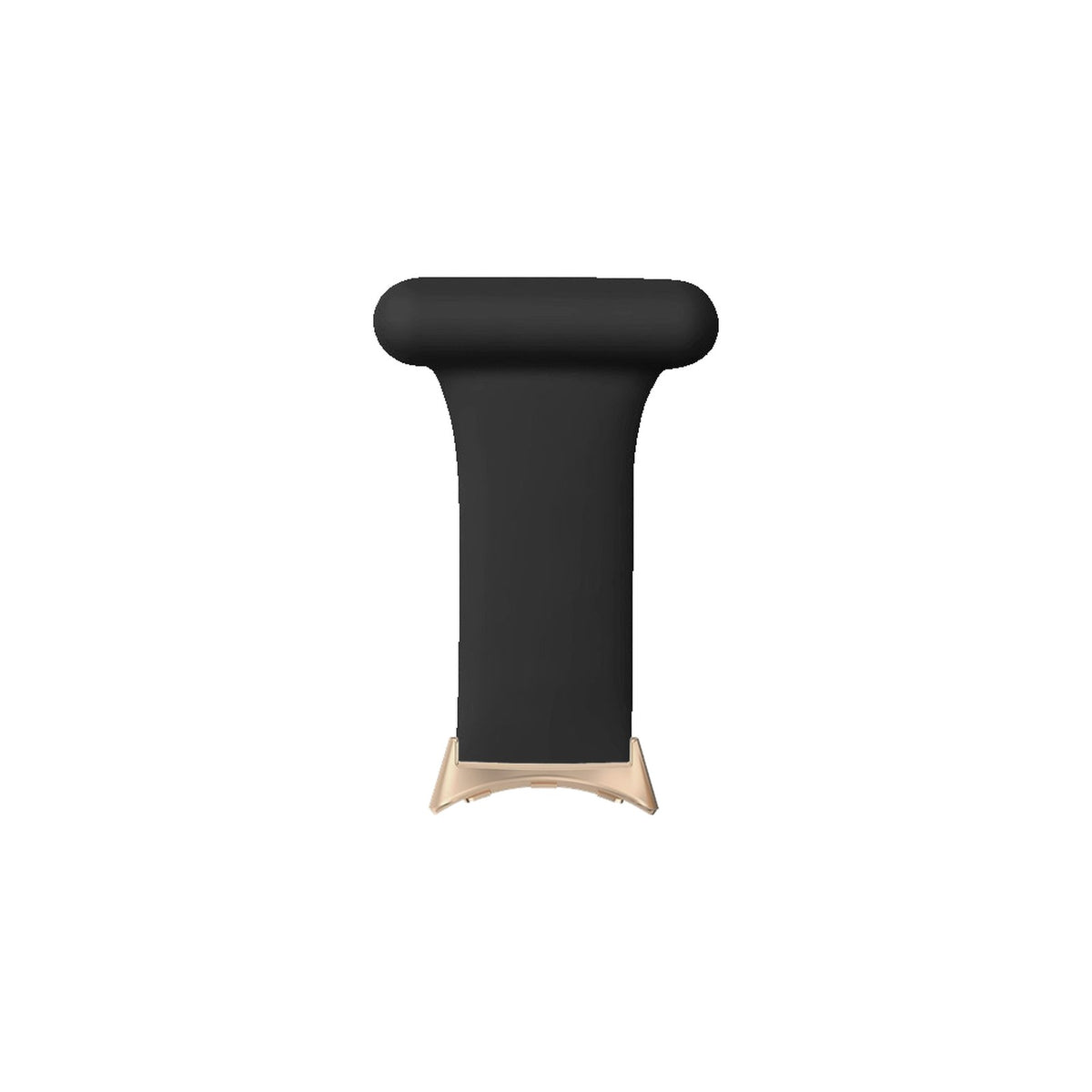 Job Fobs - For Doctors, Nurses and Other Professionals! Black Rose Gold with Google Pixel Spring Bar Adapters - Wear Any 20mm Strap! for Pixel Watch 1-5 41mm