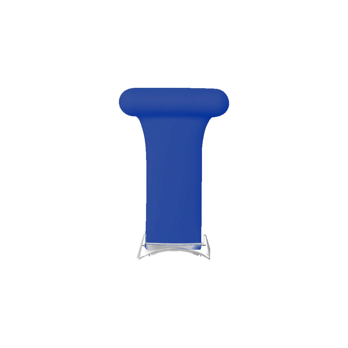 Job Fobs - For Doctors, Nurses and Other Professionals! Blue Silver with Google Pixel Spring Bar Adapters - Wear Any 20mm Strap! for Pixel Watch 1-5 41mm