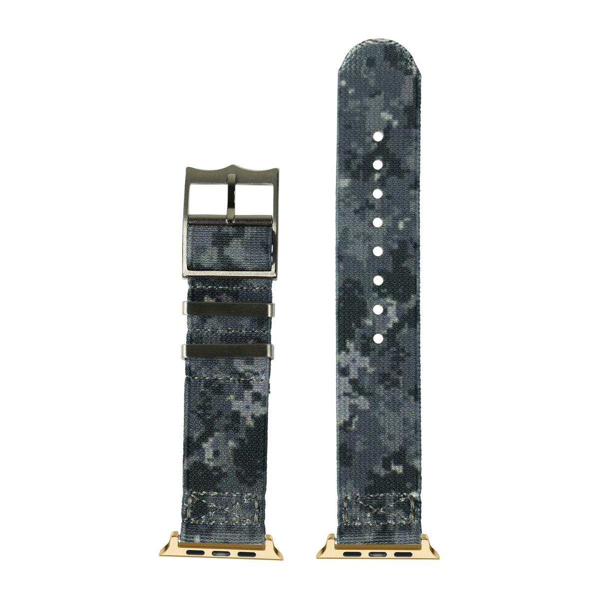 ElastoFlex - Digital Camo Gold with Connecters - Spring Bar Type for Apple Watch