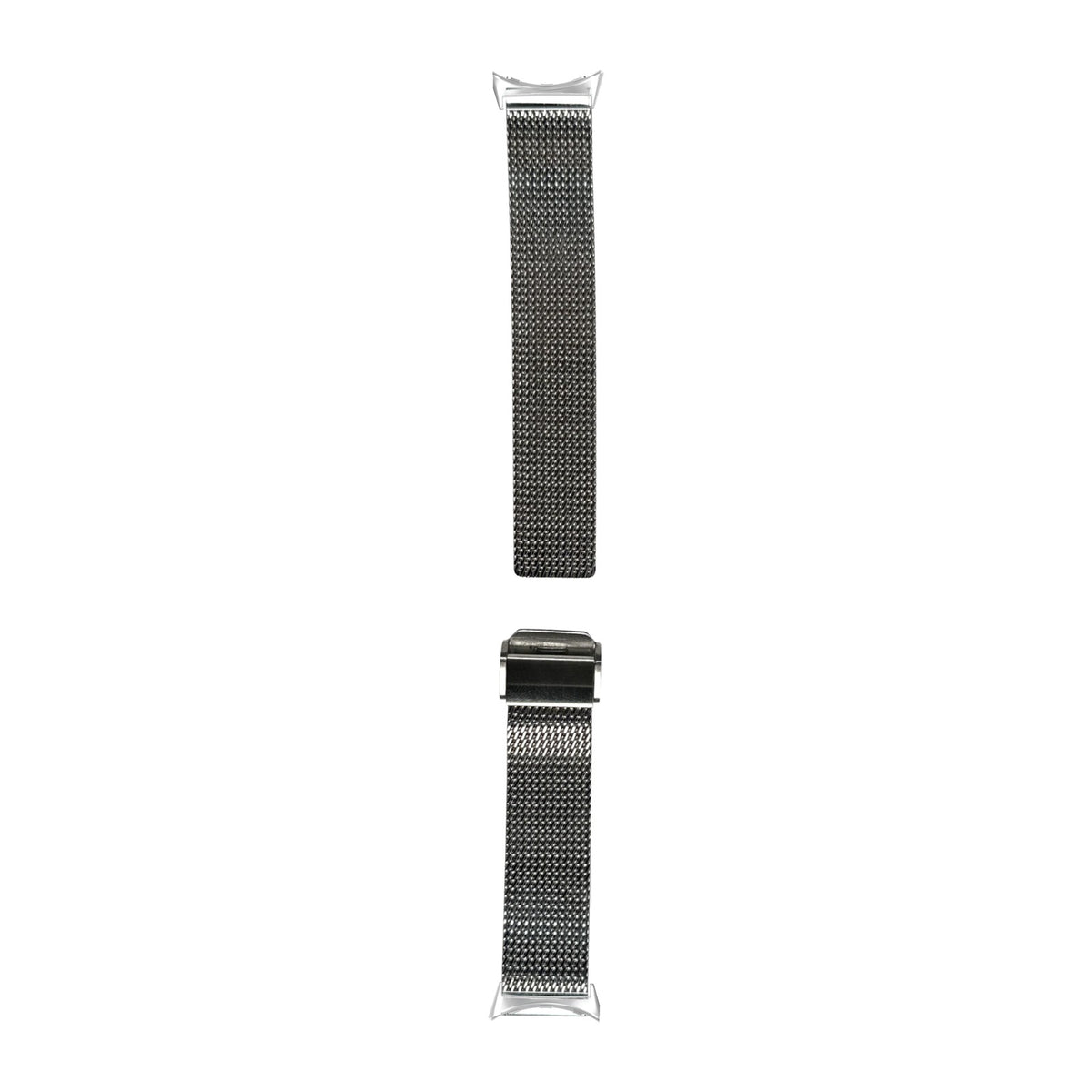 Infinite Mesh Silver Silver with Google Pixel Spring Bar Adapters - Wear Any 20mm Strap! for Pixel Watch 1-5 41mm